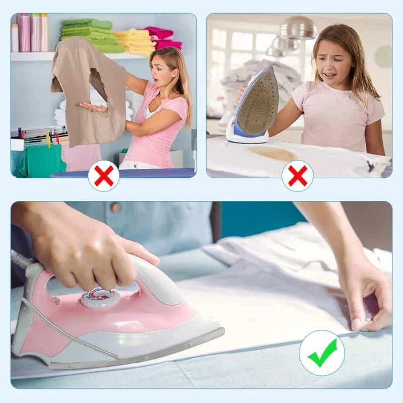 Havenly™ Premium Teflon Iron Shoe Cover| Non-Stick Iron Cover | Non-Stick Heat Resistant Ironing Protector | Universal Fit Guard for Garment Care & Scorch Prevention - HAVENLY