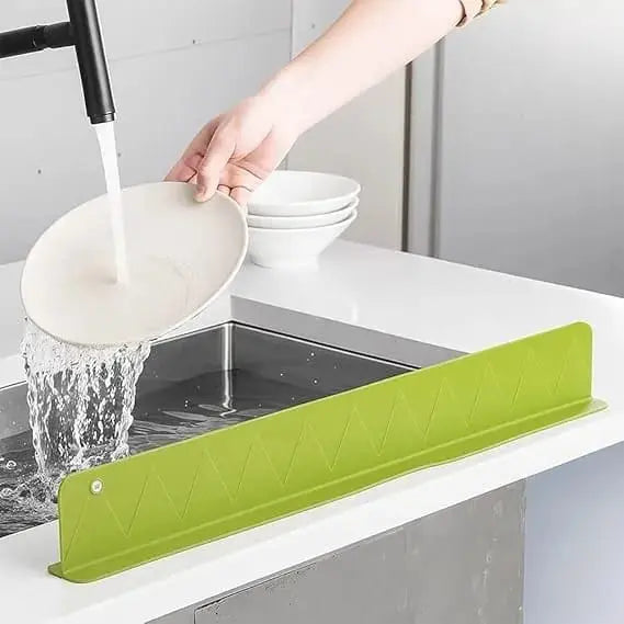 Havenly™ Silicone Sink Splash Guard – Flexible, Anti-Splash Water Deflector with Strong Suction Base - HAVENLY
