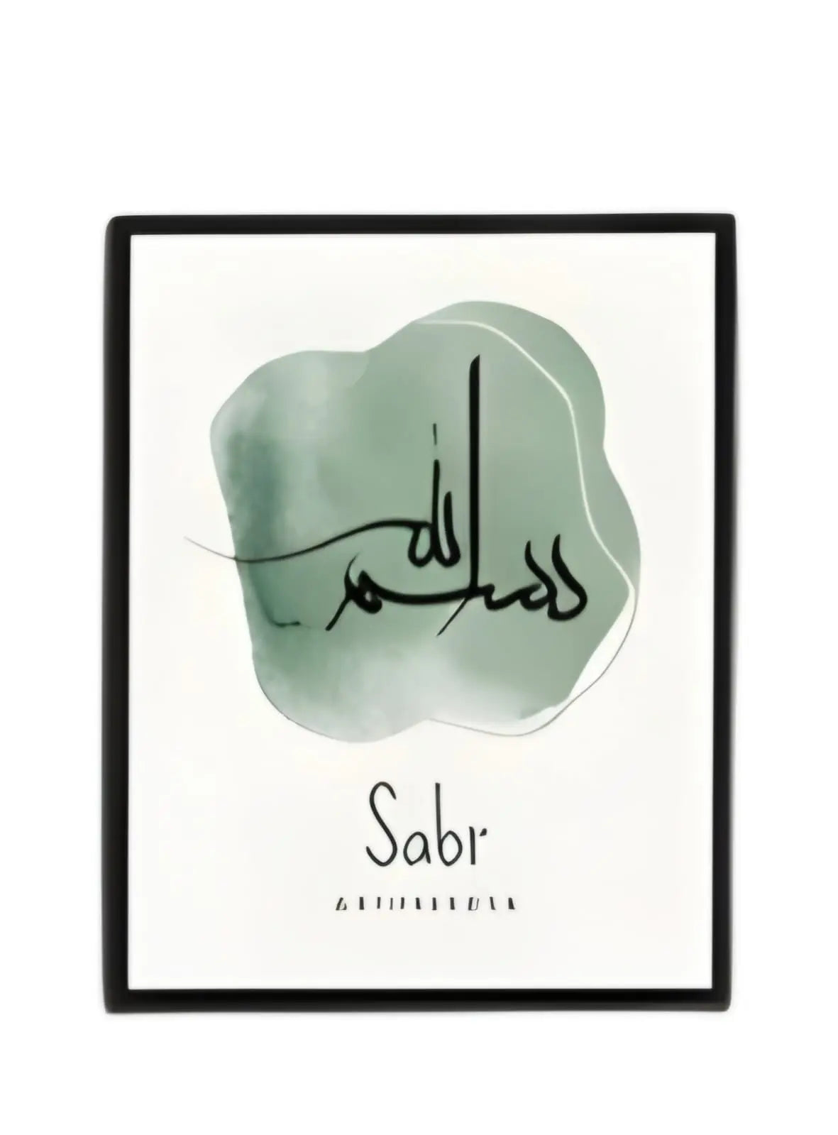 Havenly™ Serene Faith – 10-Piece Luxury Calligraphy & Abstract Gallery Wall Set | Islamic Abstract Art Set  | Minimalist Islamic Art Collection in Black Frames - HAVENLY